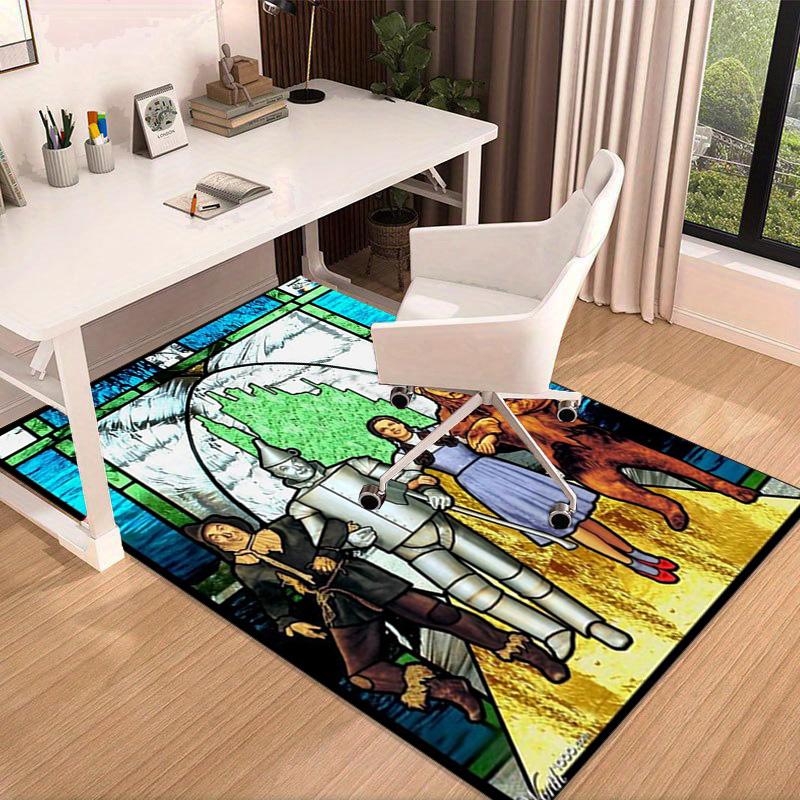 Wonderful Wizard Adventure Carpet, Chair Rug,Rug for Office Bedroom living rooms, Doormat decor Fan Gift Christmas Gift