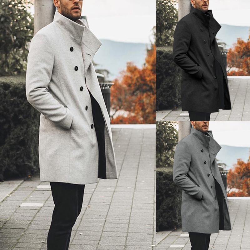 men's button up coat