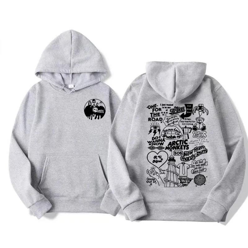 

Rock Bnad Arctic Monkeys AM North American Tour Autumn/Winter Hoodies Men s and Women s Fashion Warm Hoodies S