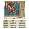Soft Blankets Camping Anime Yu Gi Oh Card Bedding Throws Flannel Bedspread For Home Decor Aesthetic Sofa Bed Cover