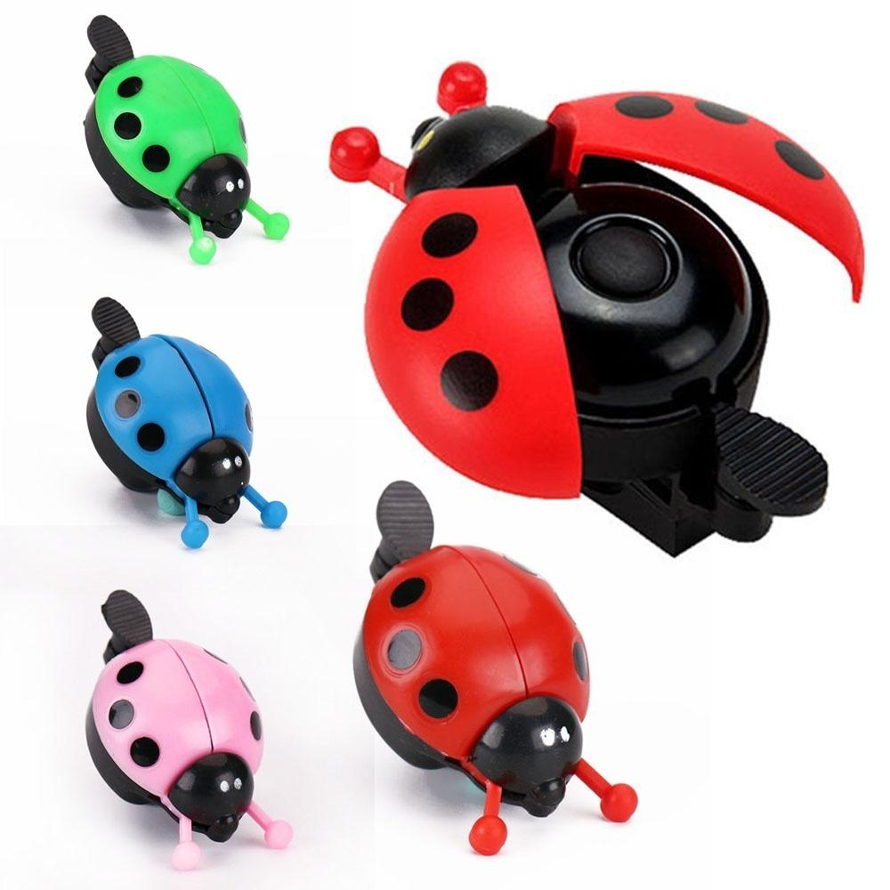 Campanello per bicicletta Bel bambino Beetle Coccinella Campanello per ciclismo Bicicletta Giro in bici Allarme clacson Multicolor