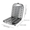 Cookie Maker 24 Holes Mold Maker Electric Walnut Cake Maker Mini Nut Waffle Bread Machine Sandwich Iron,Toaster Baking Br