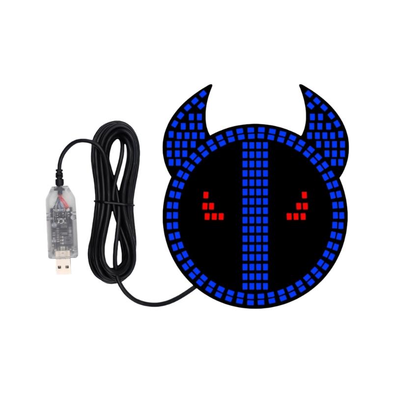 Fashionable Horn LED Light For Cars And Motorcycles Improves Night sight