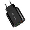 3A QC3.0 3-USB Fast Charger - EU/US Standard for Mobile Phones