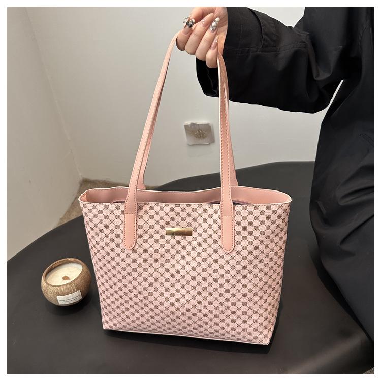 2025 Women's Large Capacity Vintage PU Tote Shoulder Bag