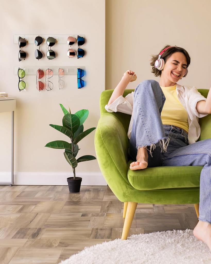 DIFEIUKI Alikle Sunglasses Set of Holds 14 Stylish Eyeglasses and Display for Eyeglasses Wall-Mounted Holder, 2, Sunglasses, Stand, Space-Saving