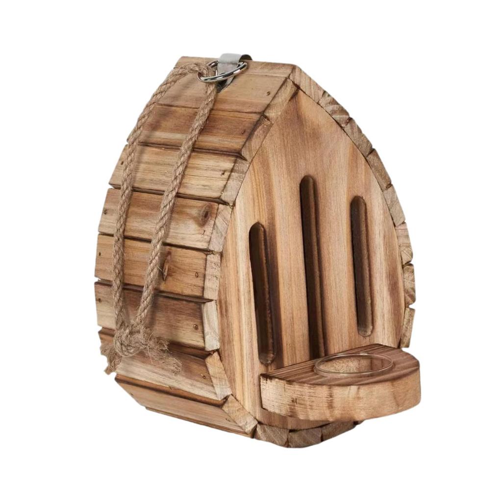Wood Butterfly House Decor Water Tray Rustic Hanging Butterflies