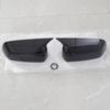 2x Gloss Black Side Door Mirror Covers Shell Cap Trim For Ford Mustang 2009~2013