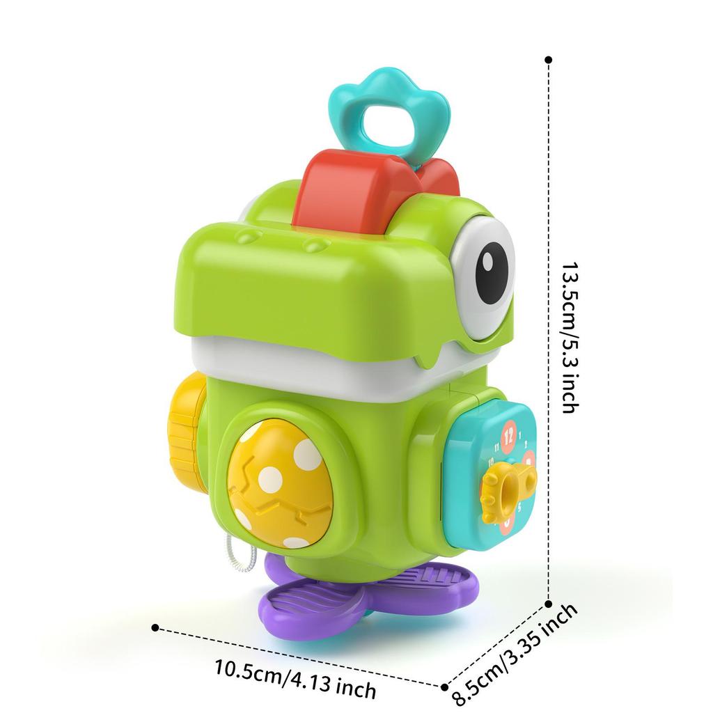 Busy Ball Hand Grasp Puzzle: 6-Sided Rotating Box for Babies Aged 0-3 Years.
