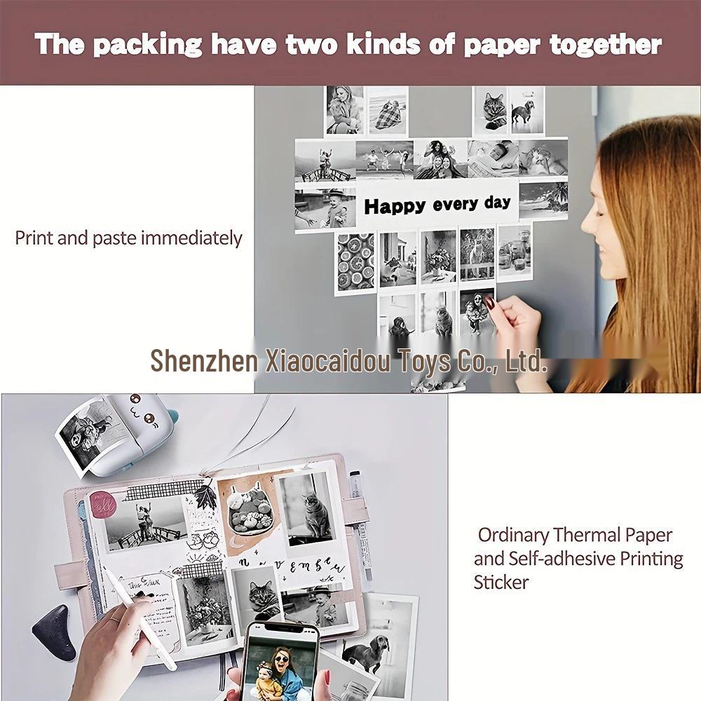 Portable Thermal Printer: Wireless, Mobile-Ready for Photos, Documents & Searches