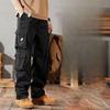 Calças de Trabalho Masculinas Tamanho Grande Calças Casuais Resistentes à Sujeira Verão Vestíveis Punho para Trabalho de Construção Juventude Faion