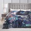 Ados World Tour Warm Soft Blanket Boy Girl Plush Throw Blanket Comfortable Bedroom Flannel Bedspread Sofa Bed Cover