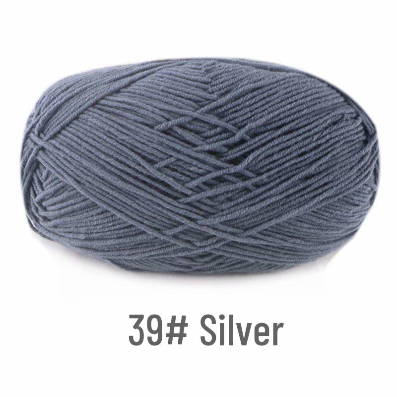 Suhe 4-Ply Combed Milk Cotton Yarn for Crochet & DIY Knitting Projects