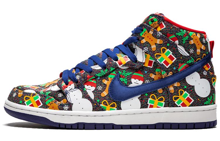 

Nike SB Dunk High Concepts Ugly Christmas Sweater 2017 PS AO1559-446 36.5