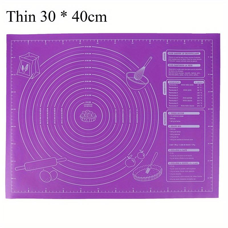 Mata do ugniatania, materiał podkładki do pieczenia, podkładka do ugniatania ciasta ze skalą, używana do kuchennego wałkowania ciasta, ciasta na pizzę, nieprzywierająca maszyna