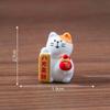 Cute Money Cat Ornaments Good Luck Fengshui Micro Landscape Home Office Desktop Decoration Miniatures Kitten Resin Crafts Gift