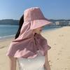 Sunscreen Mountaineering Hat Wide Brim Hiking Bucket Hat Foldable Women Sun Hat  Famale