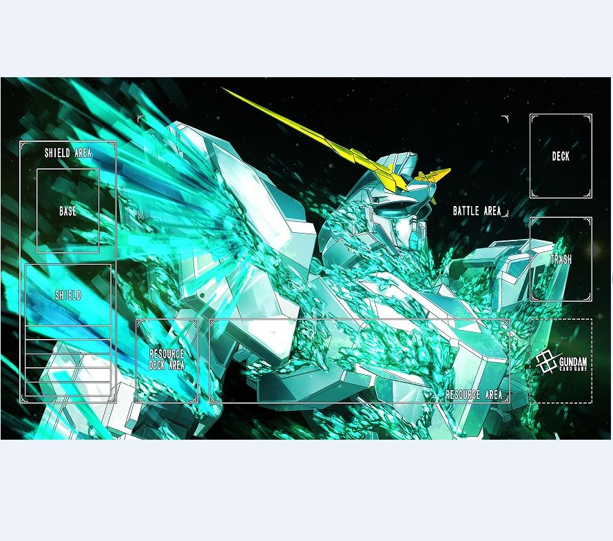 DIY Коврик для карт Gundam TCG Аниме Единорог Резиновый Нескользящий Игровой коврик для карт Коврик для мыши Подарок 30x80x0.2cm