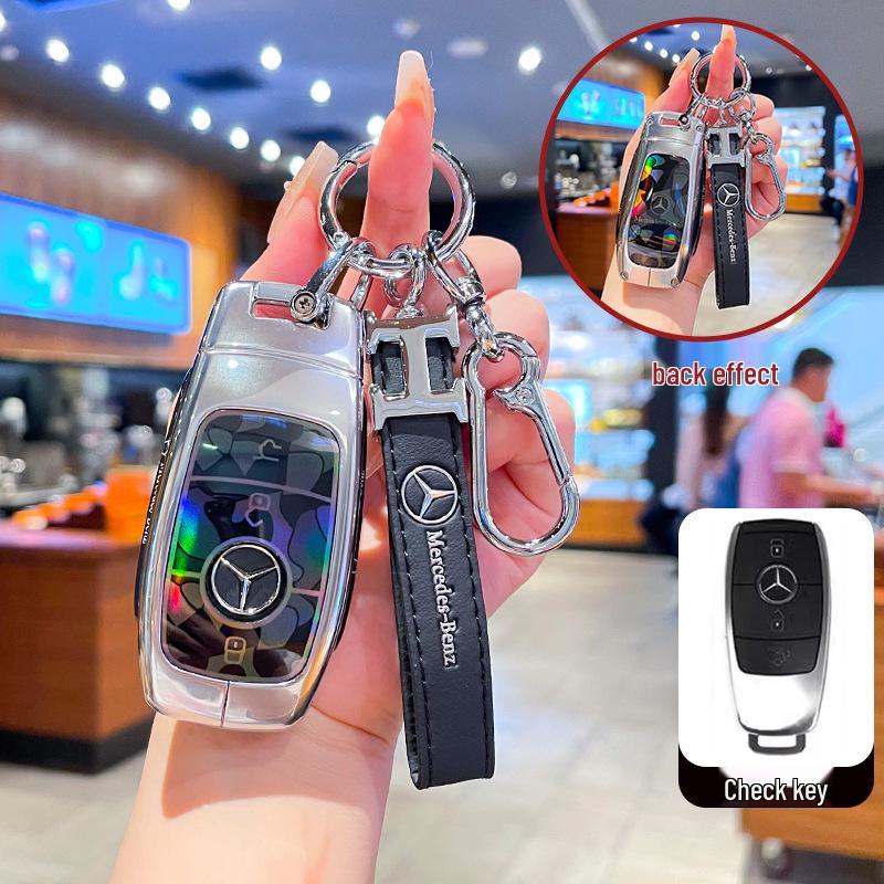 Husă cheie Mercedes-Benz pentru E-Class, C-Class, S-Class, GLB, GLC, GLE, GLA - Se potrivește E300L, C260L, A200L