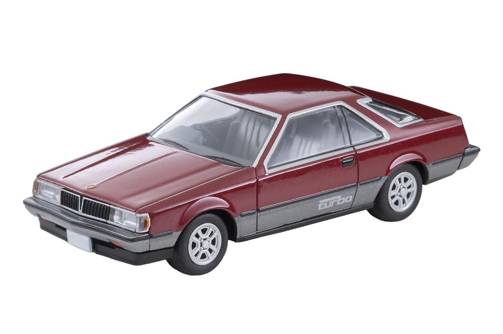 TOMYTEC Tomica Limited Vintage Neo 1/64 LV-N69c Toyota Corona Hardtop 1800GT-TR Bordowy/Szary Model z 1984 roku Gotowy Produkt 339328