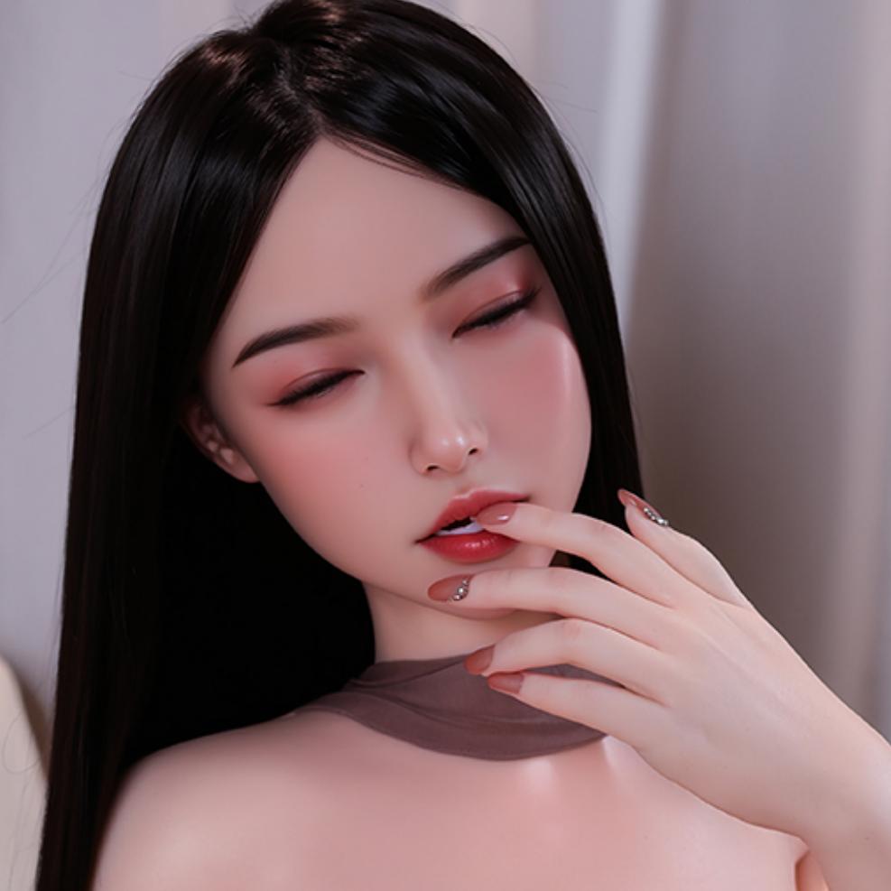 Men's Sex Doll Head Silicone Oral Sex Sleeping Beauty With Mouth Masturbation Cup Real Skin Feel Erotic Sex Toy
