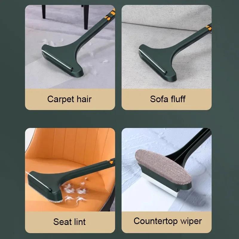 Perie de tifon multifuncțională anti-țânțari, perie de sticlă, perie de praf și umed pentru curățarea geamurilor, instrumente de curățare a uscării