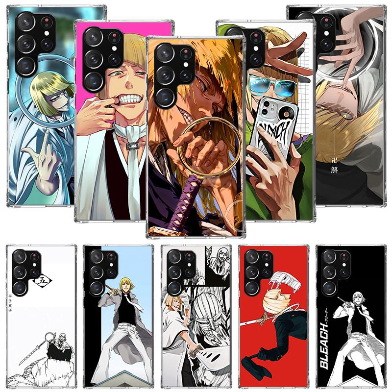 Bleach Shinji Hirako Phone Case For Samsung Galaxy S26 Ultra S23 S24 S25 Edge S20 FE S21 S22 Plus Soft Print Shell Cover Fundas