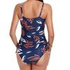 Tankini de Alta Elasticidad Yi Yong 2024 - Traje de Baño Sexy con Estampado Europeo y Americano de Talla Grande