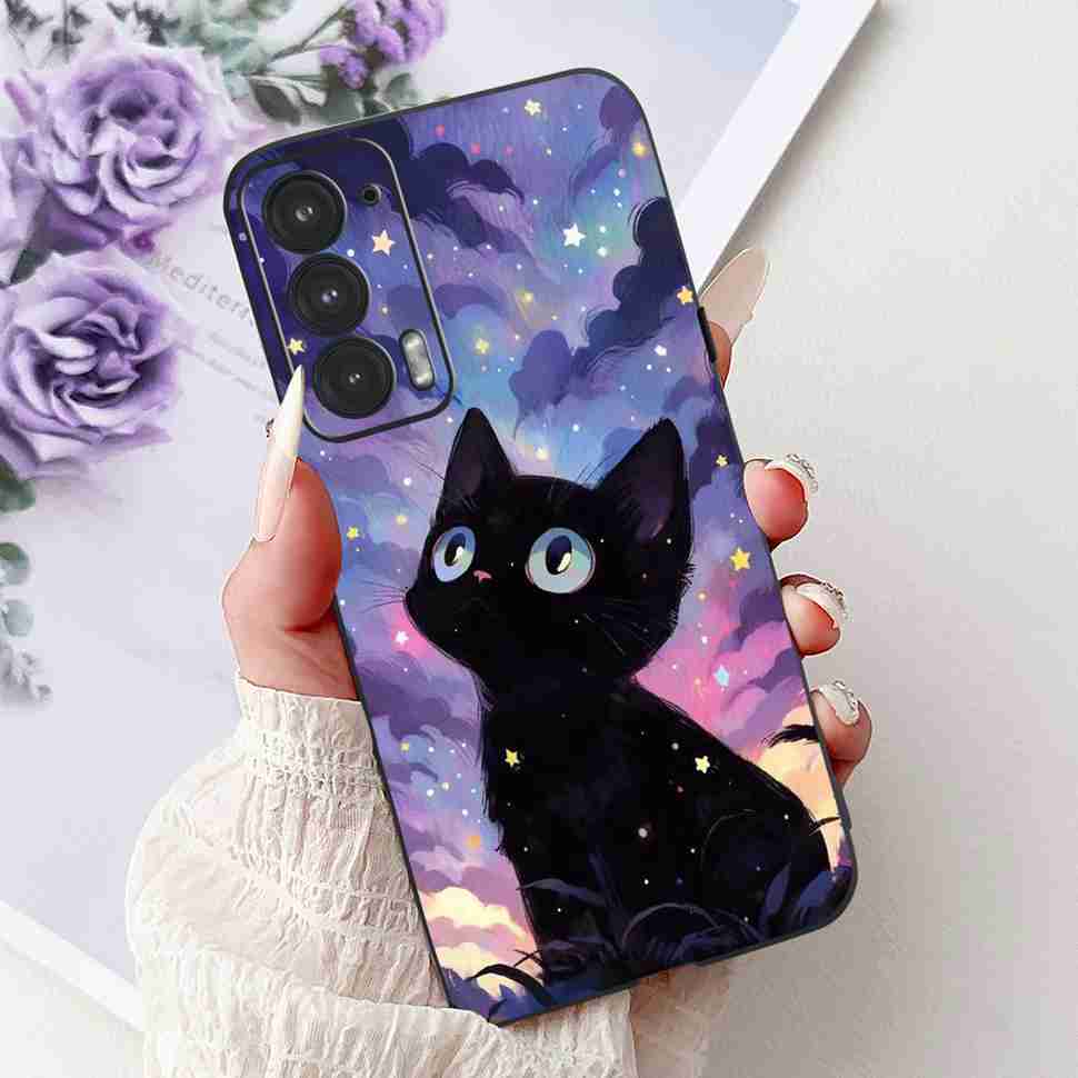 New Luxury Heart Case For Motorola Edge 20 Silicone Back Cover For Motorola Edge 20 Edge20 5G Shockproof Clear Bumper