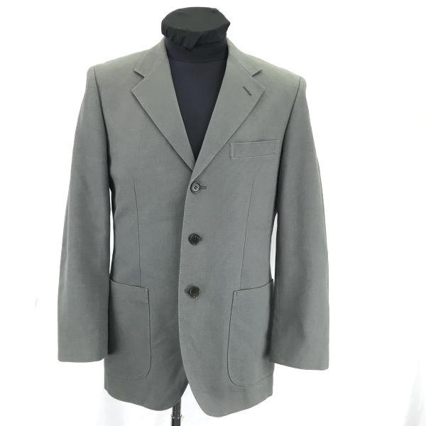

Paul Smith/100% Cotton Single Tailored Jacket/M/Gray/Double Inner Pockets/Center Vent(USED)