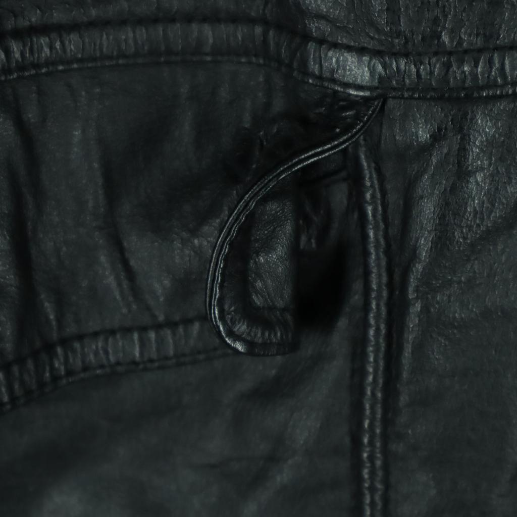 URBAN EXPRESS Long Sleeve Leather Coat M Black Cowhide Men's Used