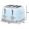 Toaster Smeg TSF03PBEU