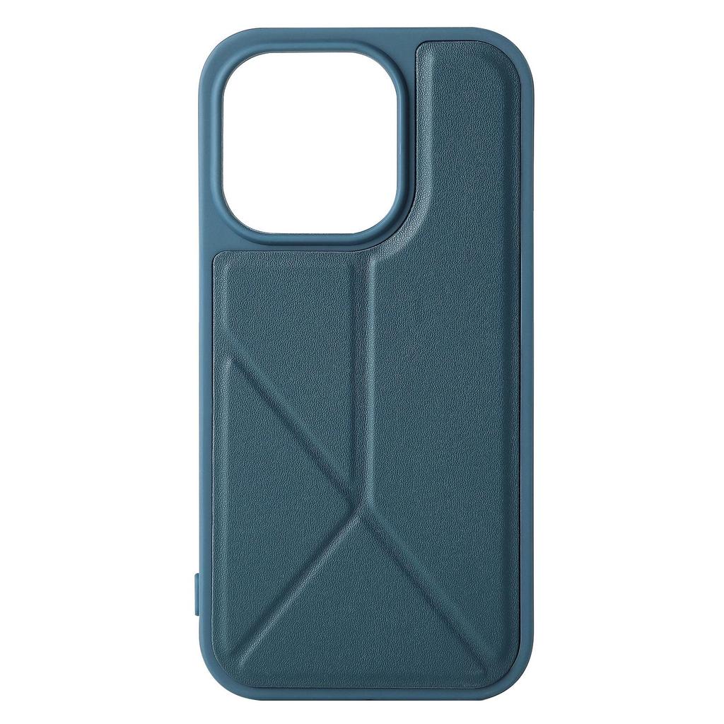 Universelle Schutzhülle & Ständer aus Leder für Apple iPhone
