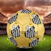 Santos FC Soccer Ball, Colorful, Suitable for All Ages, Machine-stitched, PVC Material, Competition Grade, Durable and High Bounce