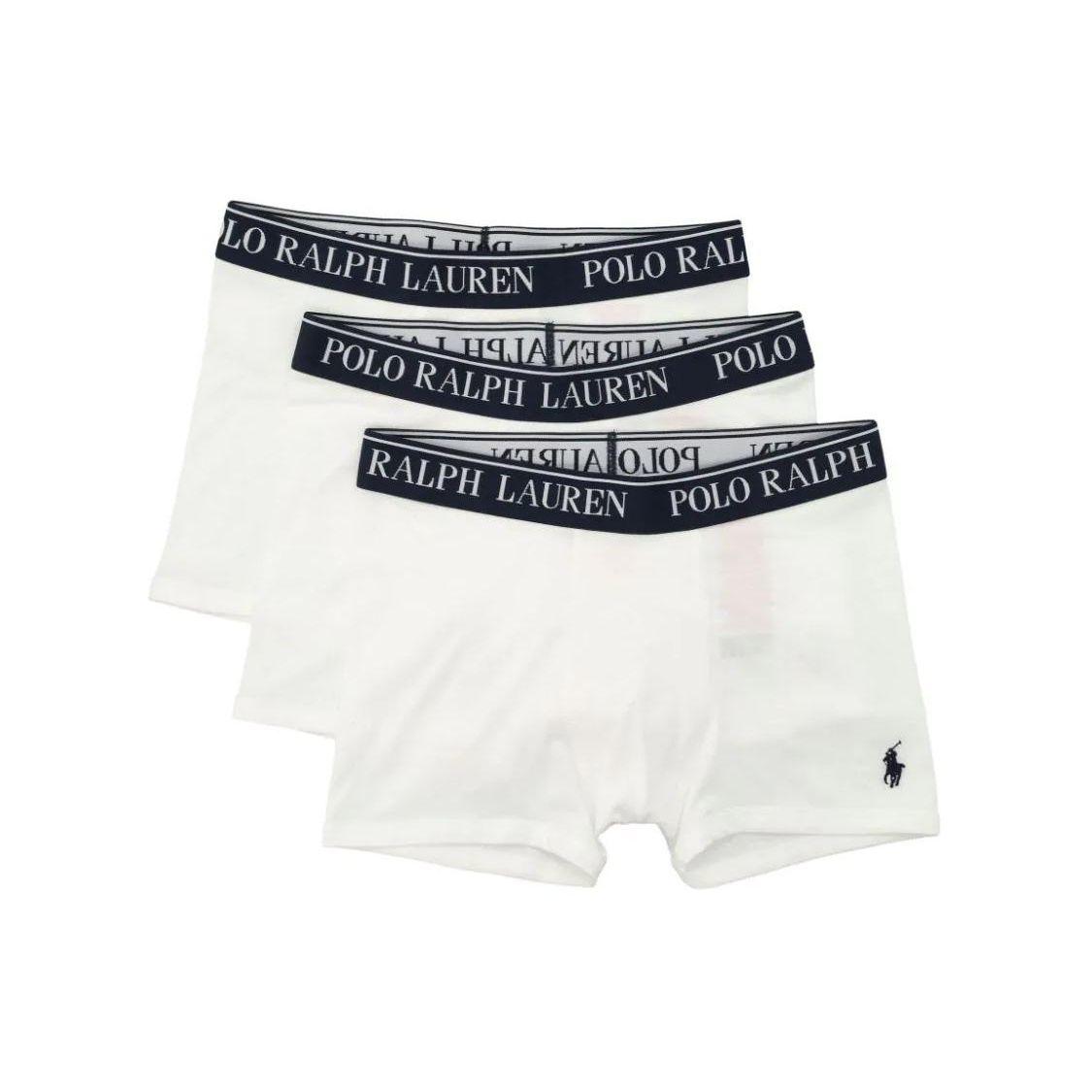 

Polo Ralph Lauren SS24 Трусы-боксеры с принтом логотипа, 3 шт., Детское нижнее белье, Меловой-белый RL9P5015C-001 XL