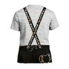 Herren T-Shirt mit kurzen Ärmeln und Retro Festival Print, lockere Passform, lässiges Sommer Top
