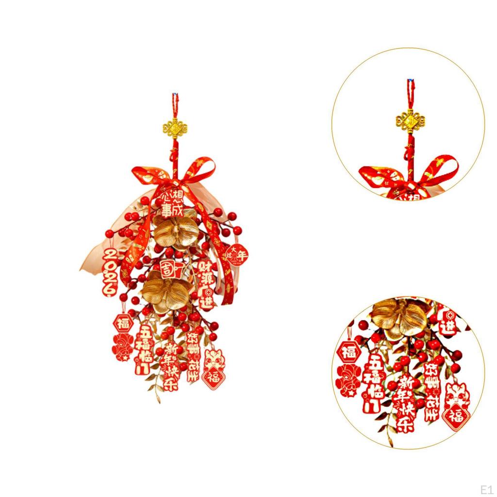 Chinese Year Hanging Decoration Decor Decorative Traditional Entryway Sign for