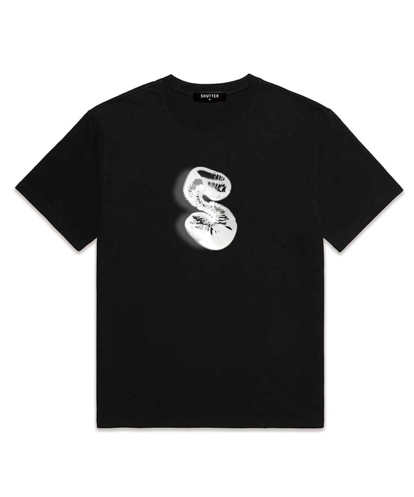 SHIRTER Smoke Sigil Short Sleeve T-Shirt (Ss011) Black
