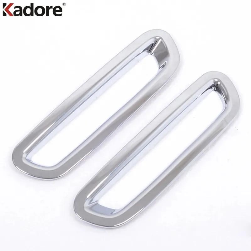 Rear Fog Light Lamp Cover Trim For Chevrolet Chevy Trax Tracker 2014-2017 2018 Chrome Car Tail Foglight Bezel Trims Accessories