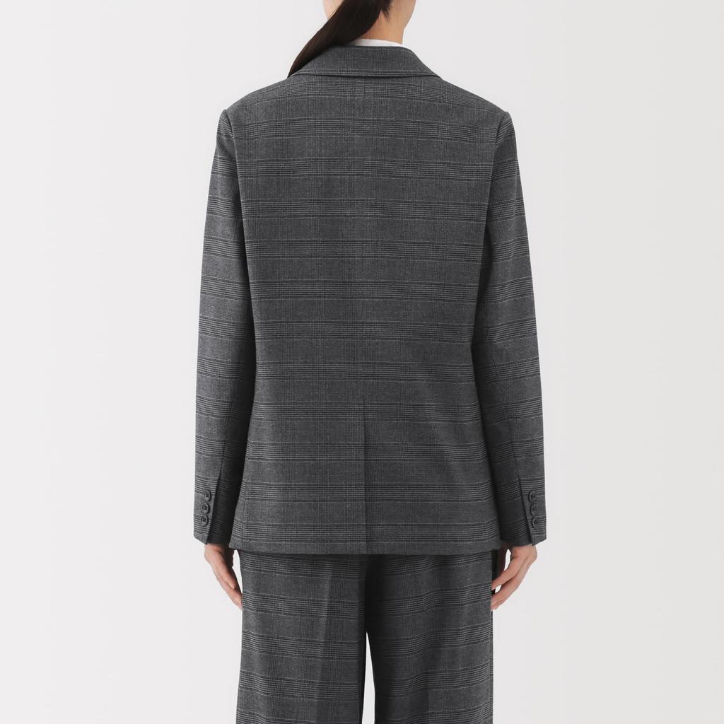 MUJI Brushed Tailored Size BD10OA5A Women's Jacket, Brown, Small,