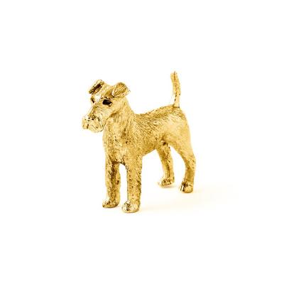 Irish Terrier 22ct Gold Plated Made In England Art Dog Figure Collection