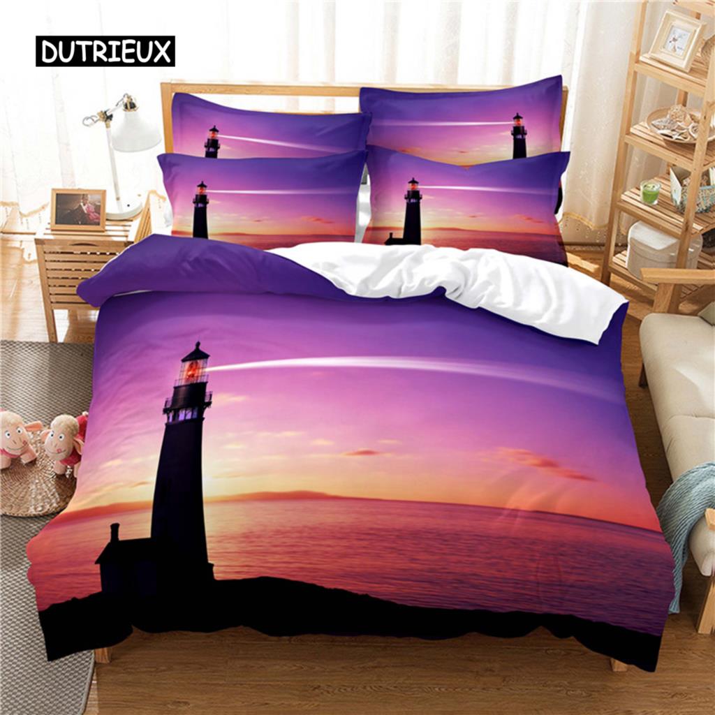 Schöne Landschaft Bettwäsche Set Bettbezug Set 3d Bettwäsche Digitaldruck Bettwäsche Queen Size Bettwäsche Sets Mode Designs