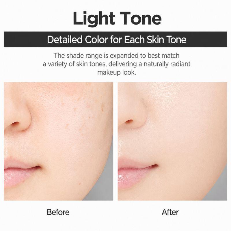 The Saem Studio Radiance Glow Foundation 10ml Lightweight Liquid Foundation Natural Luminous Finish K-Beauty Base Makeup