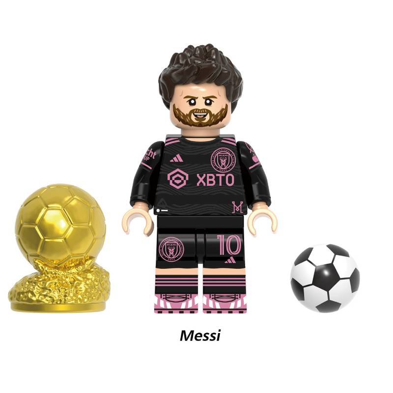 Global Football Cup Kids Building Blocks Set With Plastic Abs For Children Play