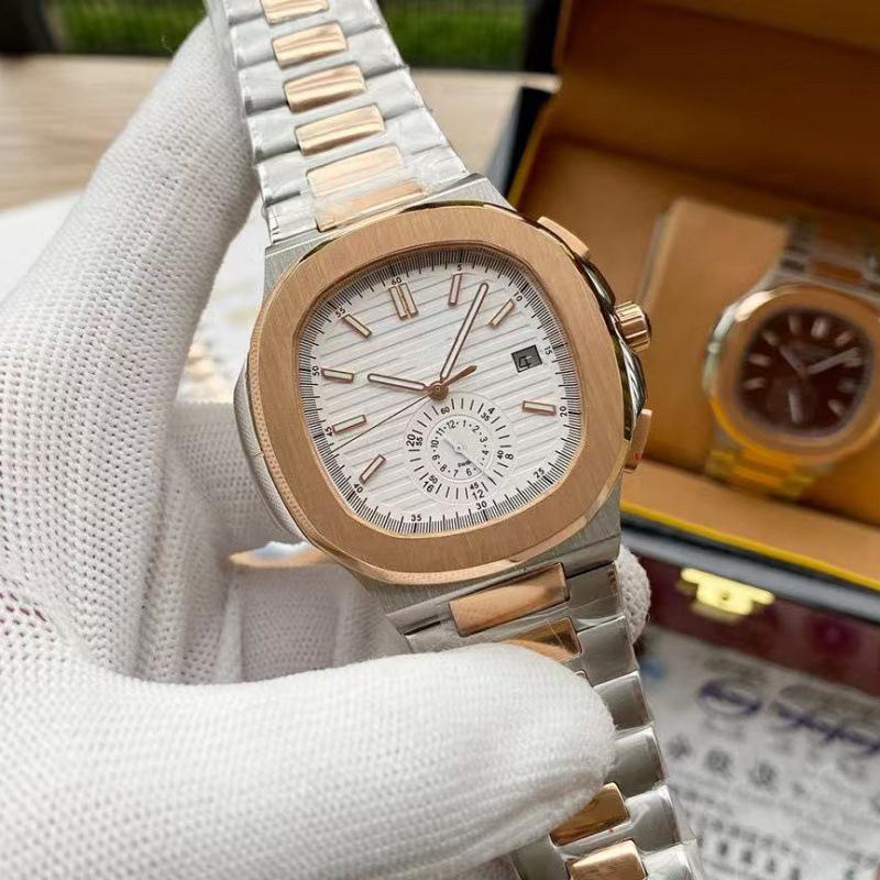 Patek Philippe Nautilus 5980 Otomatik Paslanmaz Çelik Kronograf Erkek Kol Saati