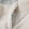 Men's Small Imitation Lambswool Fleece Stand Collar Cardigan Jacket