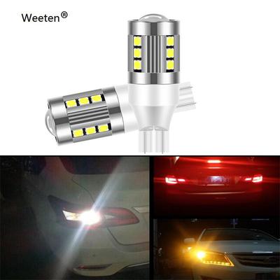2Pcs W16W LED 912 921 T15 LED Bulbs 15SMD 3030 Chips 920 Lamp Car Backup Reverse Lights Super Bright 6000K 12V Auto Lamp