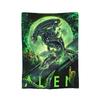 Aliens 45th Anniversary Xenomorph Blanket Coral Fleece Plush Textile Decor Space Multi-function  Throw Blanket for Bedding Quilt