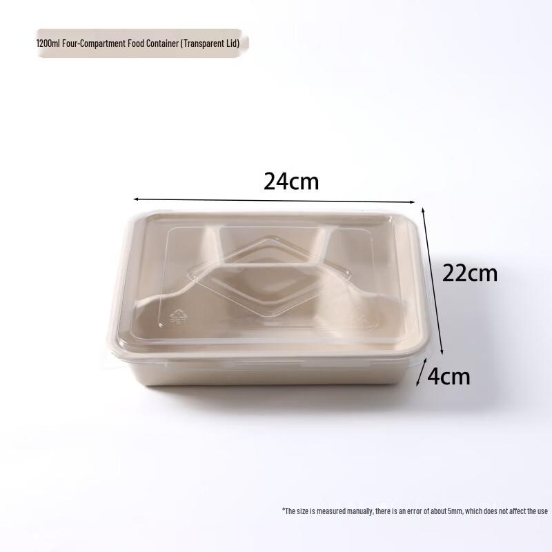 Disposable Sugarcane Pulp Meal Box