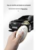 Hyundai Ioniq6 TPU Key Case - Modern Gold/Silver Edge, Fits 5/7 Button
